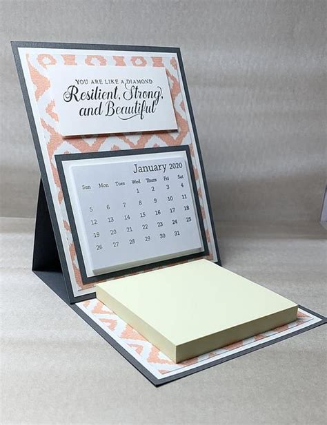 Diy Desk Calendar, Easel Calendar, Creative Calendar, Christmas Gift Card Holders, Holiday Gift ...