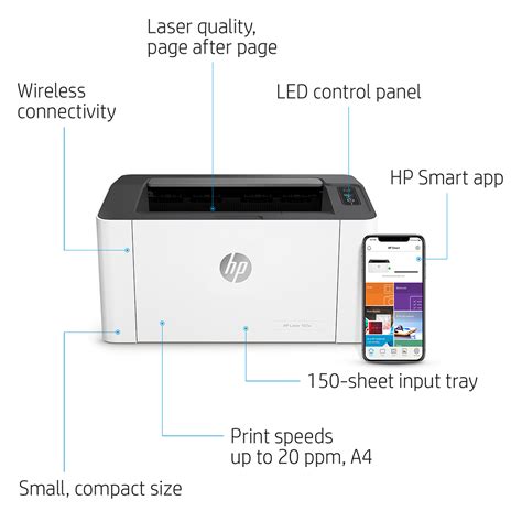 HP Laser 107w Printer (Wireless) | Innovink Solutions