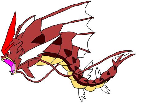 Shiny Mega Gyarados by Zeekthehedgie on DeviantArt