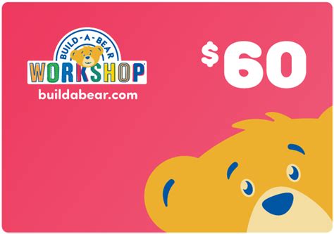 $60 E-Gift Card | Build-A-Bear®