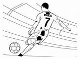 Drawing Cristiano Ronaldo Coloring Page  Free Printable Pages sketch template