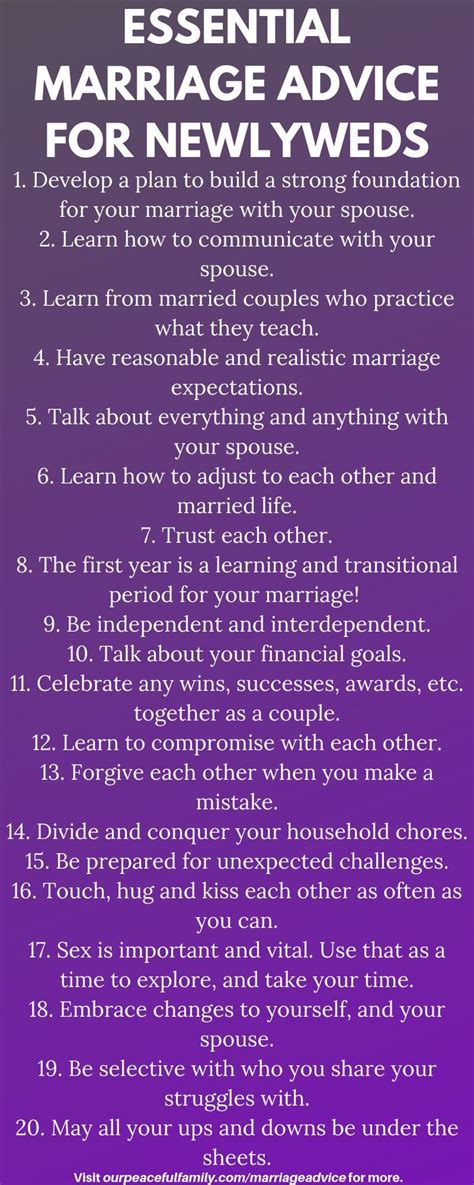 Marriage Advice for Newlyweds: 31 Tips Every Newly Married Couple Must Know | Marriage advice ...