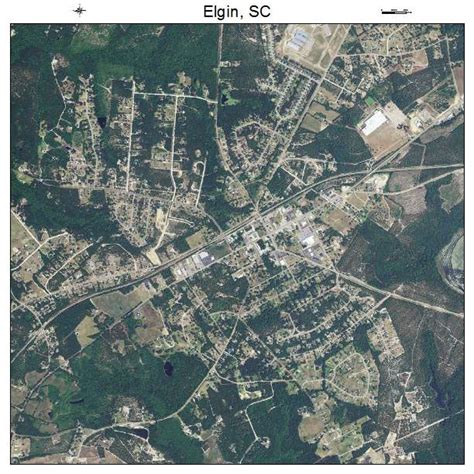 Aerial Photography Map of Elgin, SC South Carolina