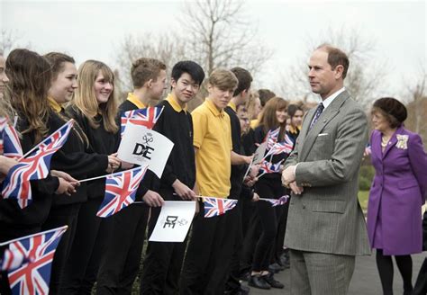 Snapped: Prince Edward Visits Uplands School