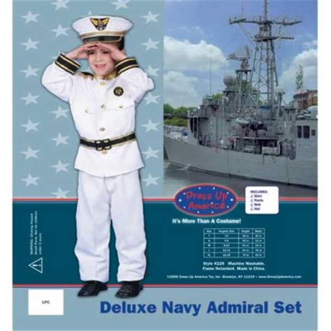 Deluxe Admiral Costume Set, X-Large - Pick ‘n Save