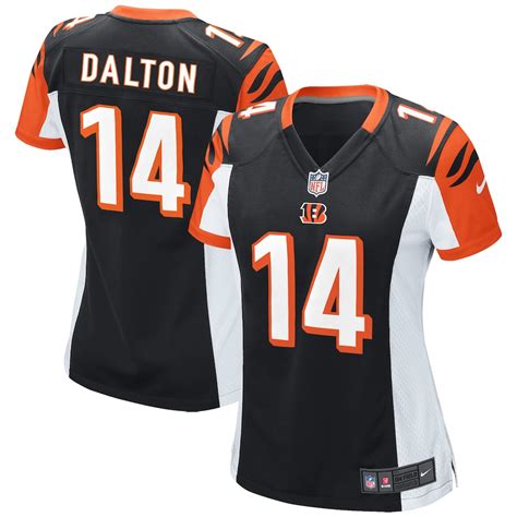 Women's Cincinnati Bengals Andy Dalton Nike Black Game Jersey