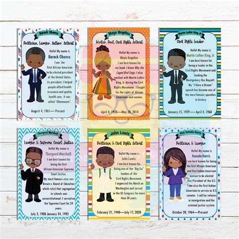 Black History Flash Cards, Homeschool Resources, Kids Flash Cards ...