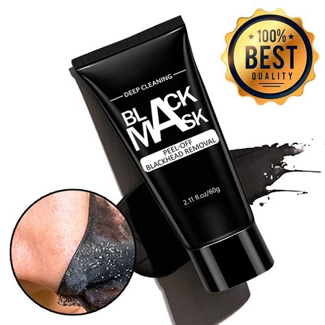 Blackhead Remover Mask, Charcoal Peel Off Mask, Deep Cleansing Black Mask, Activated For All ...