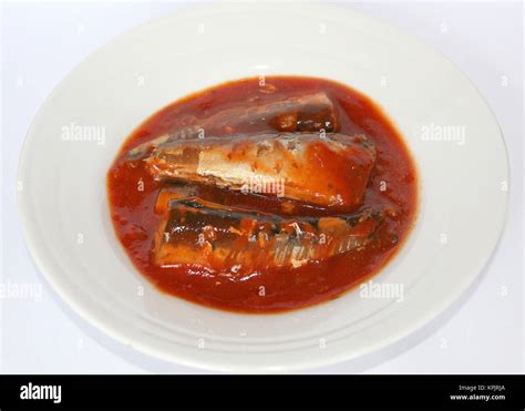 Pilchards tomato sauce hi-res stock photography and images - Alamy