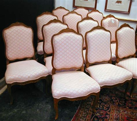 Set of 12 French Style Chairs