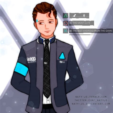 Connor - Detroit Become Human ~ by Naty-js on DeviantArt