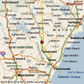 Milton, New Hampshire Area Map & More