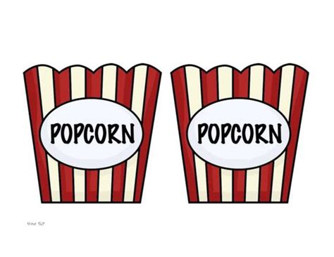 Popcorn Template - ClipArt Best