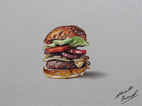 Marcello Barenghi: Drawing a tasty burger