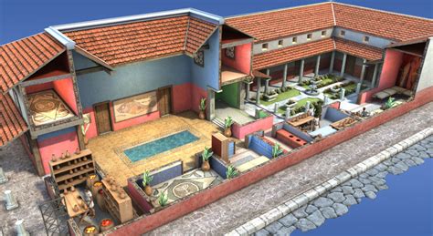 Ancient Roman domus - 3D scene - Mozaik Digital Education and Learning