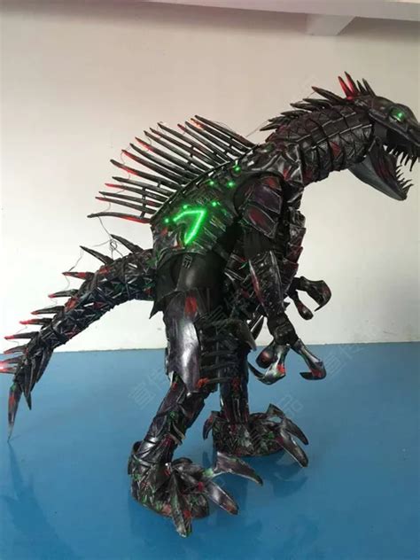 Human wear armor dinosaurs Dragon machinery dinosaurs The dinosaur armor-in Glow Party Supplies ...