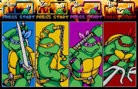 Video Game Print TMNT The Arcade Game Digital by arcadecache Ninja Turtle Videos, Ninja Turtles ...