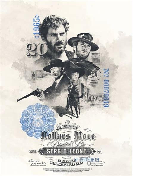 Sergio Leone Spaghetti Western Dollars Trilogy Movie Posters — Secret ...