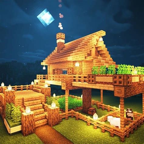 Birch Forest Generated As A Perfect Grid!!!??? : Minecraft Minecraft Cabin, Minecraft House ...