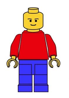 Lego Man Outline - ClipArt Best