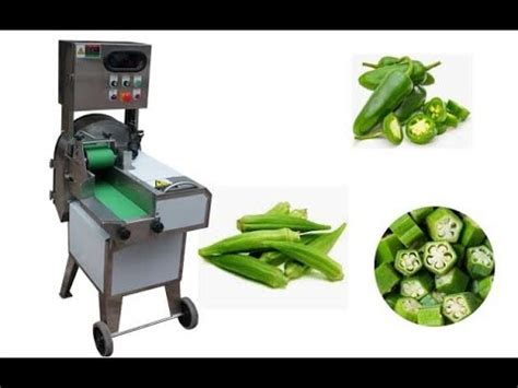 Automatic Okra Jalapeno Cutting Machine Manufacturer - YouTube