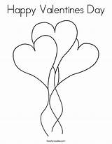 Coloring Pages Heart Valentine Day sketch template