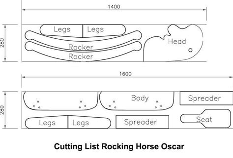 Download Rocking Horse Plans free print ready PDF | Rocking horse plans, Rocking horse ...