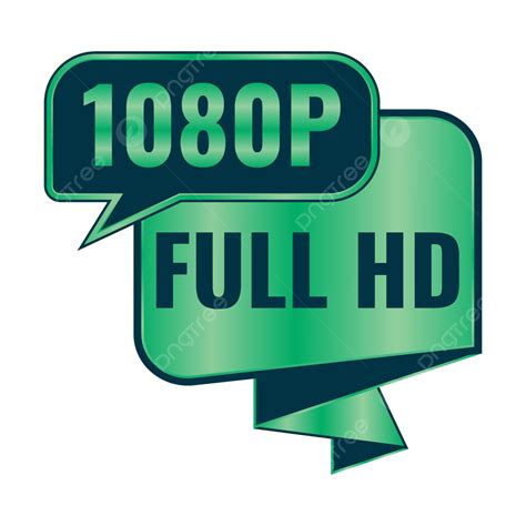 1080p Logo Full Hd Vektor, 1080p, 1080p Full Hd, Resolusi 1080p PNG dan Vektor dengan Background ...