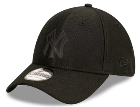 New Era 39Thirty New York Yankees Stretch Fit Black Cap | Fancaps