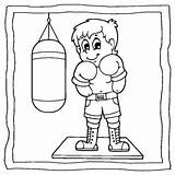 Boxing Gloves Coloring Pages sketch template