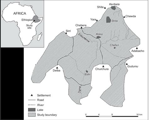 Location map of Chebera Churchura National Park (Google map) | Download Scientific Diagram