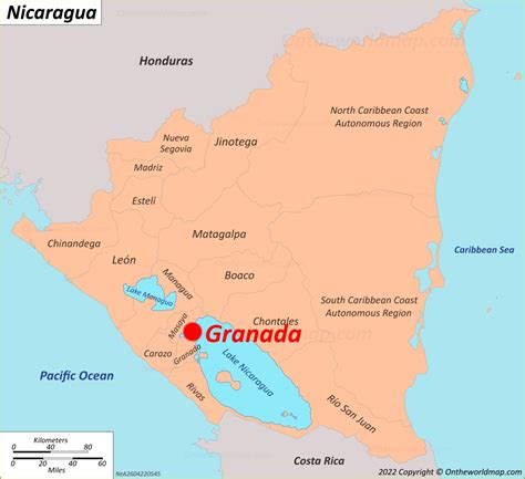 Granada Map | Nicaragua | Detailed Maps of Granada