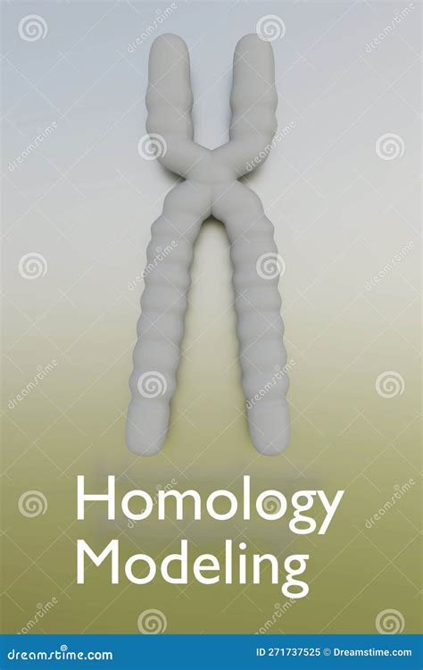 Homology Modeling concept stock illustration. Illustration of double ...