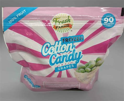 Fresh Farms Frozen Cotton Candy Snack Grapes | Aldi Reviewer