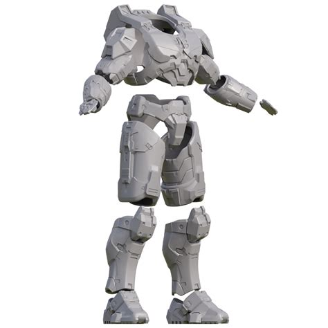 Halo Infinite Master Chief Base Armor 3d File Kit Wir - vrogue.co