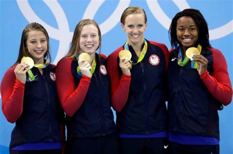 US women’s swim team takes Olympic gold in medley relay