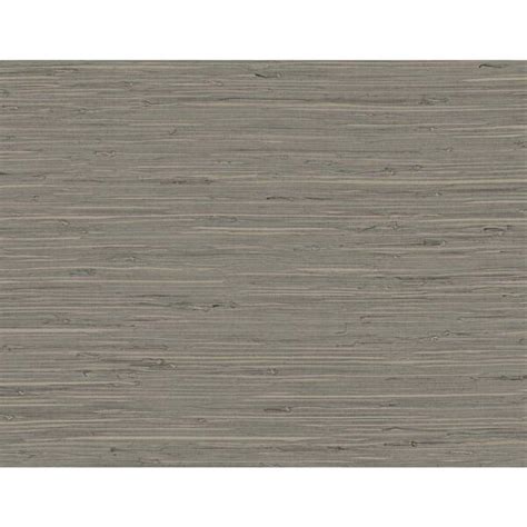 DuPont 60.75 sq. ft. Tedlar Ash Marion Faux Arrowroot High Performance Vinyl Unpasted Wallpaper ...