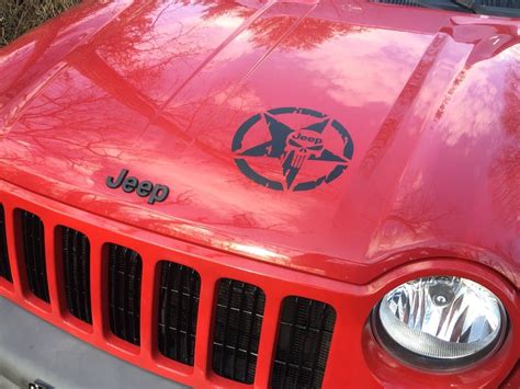 Jeep Weathered Star Punisher Skull Jeep Decal Stickers | MADE IN USA | Jeep decals, Jeep ...