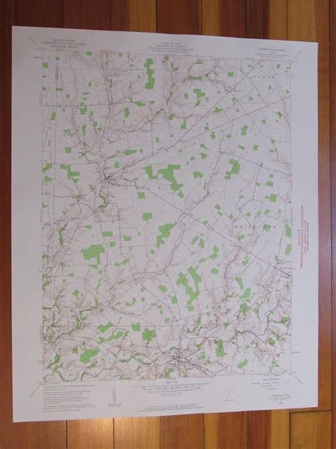 Amazon.com: Sardinia Ohio 1962 Original Vintage USGS Topo Map ...