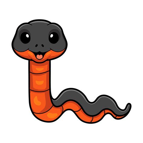 Cute copperbelly water snake cartoon 17440675 Vector Art at Vecteezy