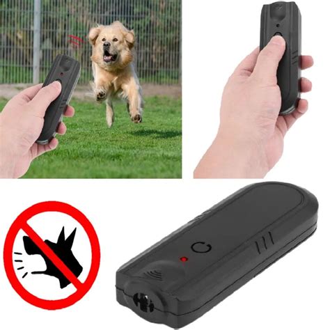 Anti Barking Stop Bark Dog Training Device Ultrasonic Repeller Mini Portable Dog Control Trainer ...