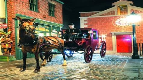 Fire Engine in Victorian Village - Picture of Flambards Theme Park ...