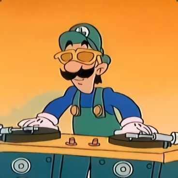 Dj luigi (hd) | Super mario art, Mario memes, Mario funny