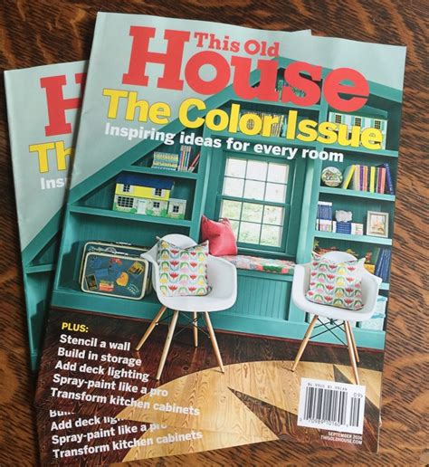 On the Cover of This Old House Magazine! - The Decorologist