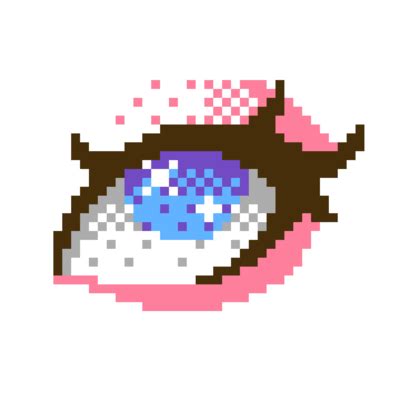 Pixel Eye | Pixel art, Pixel art templates, Pixel art pattern