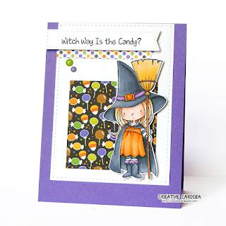 Creative Cardsea: SK October - Candy Witch