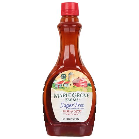 Maple Grove Farms Of Vermont Sugar Free Maple Flavor Syrup - Shop Syrup at H-E-B