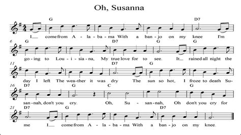 Oh Susanna - instrumental - YouTube