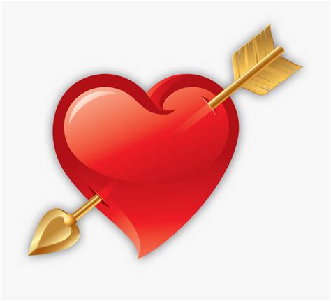 Corazon Con Flecha Png , Free Transparent Clipart - ClipartKey