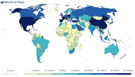 Trade blocs - World in maps